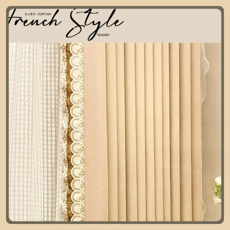 Bedroom European Curtains Light Luxury Modern Simple Living Room Bay Window French Cream Style Full Blackout Chenille Curtain
Bedroom European Curtains Light Luxury Modern Simple Living Room Bay Window French Cream Style Full Blackout Chenille Curtain
