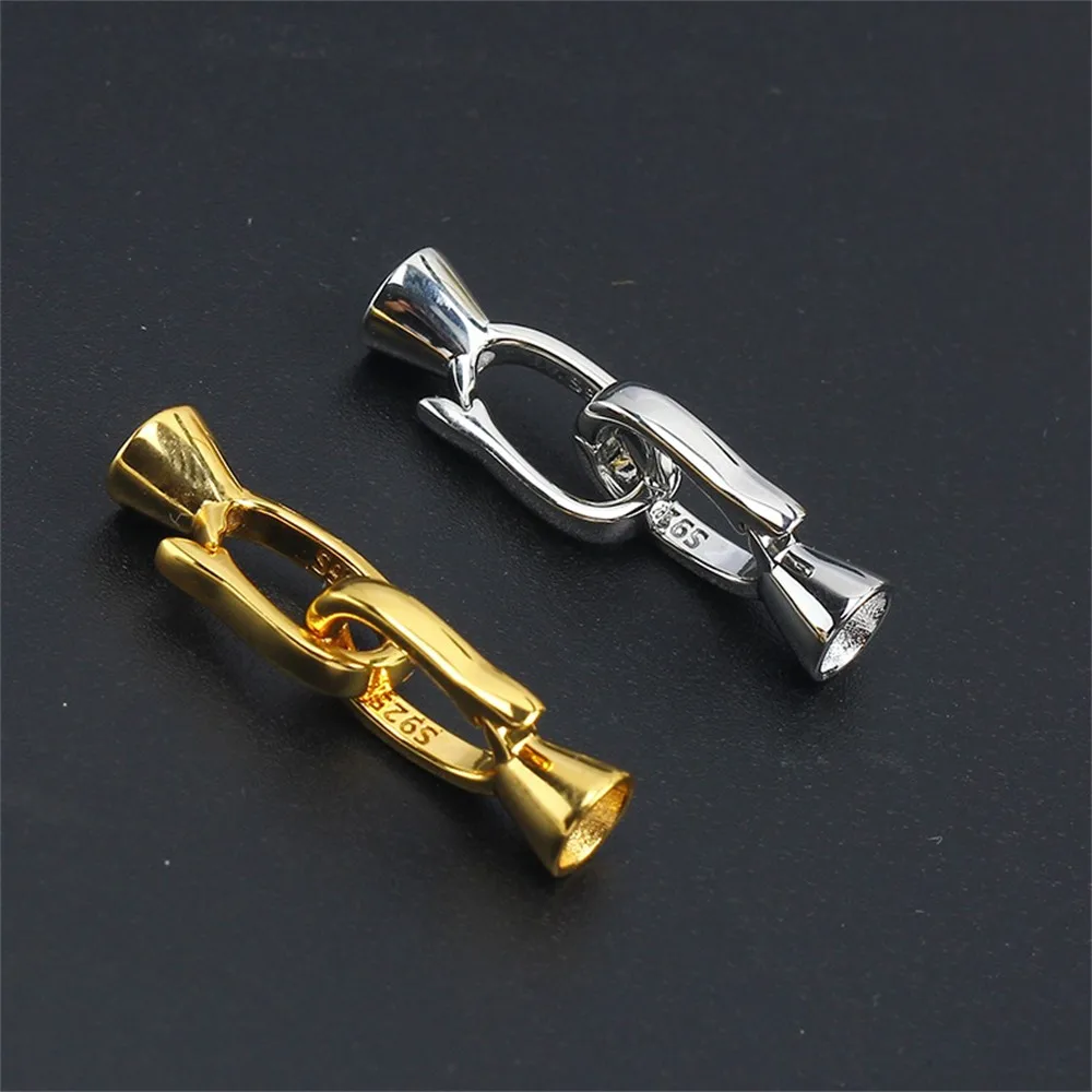S925 Sterling Silver Jewelry Clasp for DIY Necklace Bracelet Jewelry Findings Connector Hook 925 Silver Clasps Crafting Supplies
S925 Sterling Silver Jewelry Clasp for DIY Necklace Bracelet Jewelry Findings Connector Hook 925 Silver Clasps Crafting Supplies
