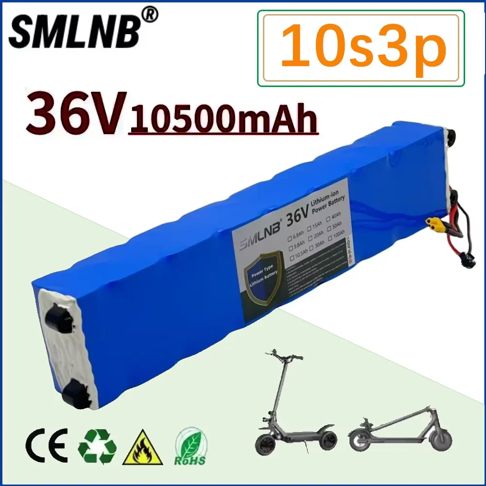 10S3P 36V 10500mAh 36v Electric Scooter Battery Pack 18650 Lithium M365 Electric Scooter 36v Battery Scooter
10S3P 36V 10500mAh 36v Electric Scooter Battery Pack 18650 Lithium M365 Electric Scooter 36v Battery Scooter