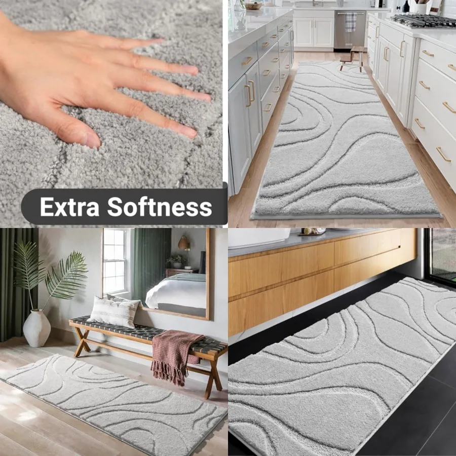 Bathroom Rugs Mat Runner, Light Bath Rugs Ultra Long Non-Slip Machine Washable Quick Dry Bath Mats Large Soft Absorbent Microfi
Bathroom Rugs Mat Runner, Light Bath Rugs Ultra Long Non-Slip Machine Washable Quick Dry Bath Mats Large Soft Absorbent Microfi