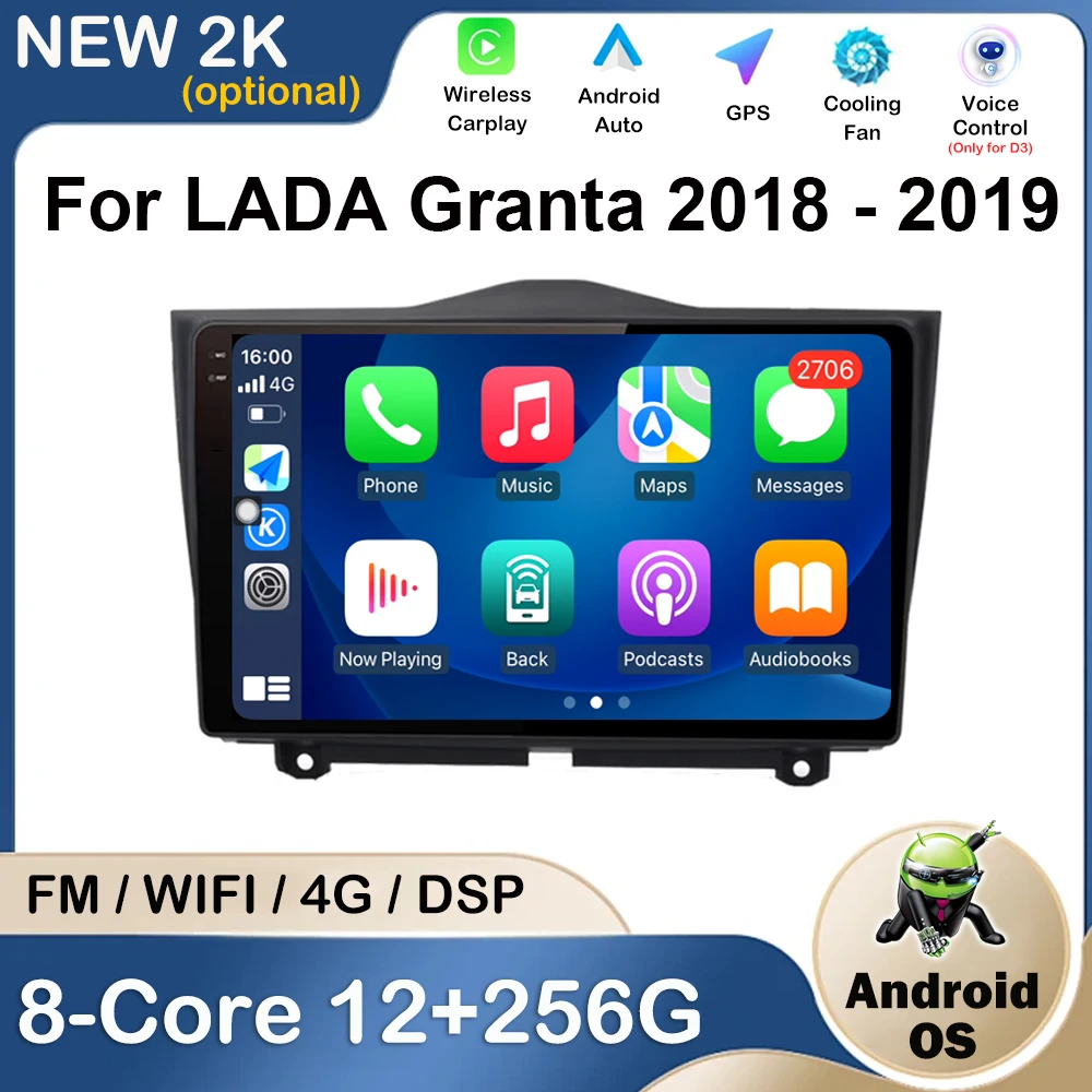 For LADA Granta 2018 - 2019 Android Auto GPS Navigation Car Radio Multimidia Video Player Bluetooth WIFI 4G DSP Stereo NO 2 din
For LADA Granta 2018 - 2019 Android Auto GPS Navigation Car Radio Multimidia Video Player Bluetooth WIFI 4G DSP Stereo NO 2 din