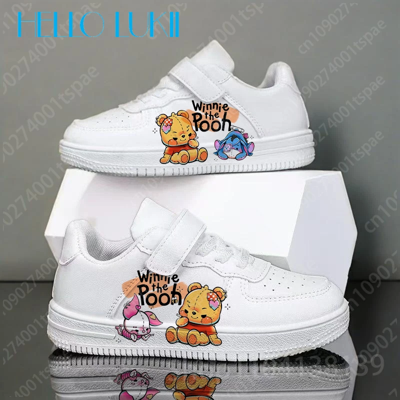 Новые хит продаж, белые кроссовки для отдыха с Винни-Пухом для мальчиков и девочек, четырехсезонная дышащая удобная обувь для родителей и детей
Новые хит продаж, белые кроссовки для отдыха с Винни-Пухом для мальчиков и девочек, четырехсезонная дышащая удобная обувь для родителей и детей