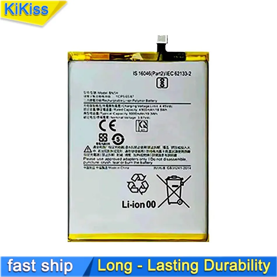BN5H 5000Mah Mobile Phone Battery Premium Replacement For Xiaomi Redmi Note11e Note 11E Poco M4 5G M5
BN5H 5000Mah Mobile Phone Battery Premium Replacement For Xiaomi Redmi Note11e Note 11E Poco M4 5G M5