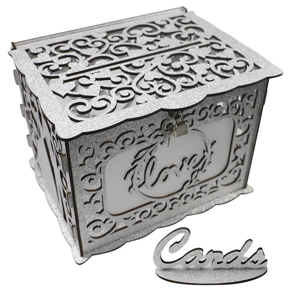 1 Set Wooden Gift Card Box Large Capacity Wedding Reception Envelope Money Holder For Birthday Shower Anniversary Greeting
1 Set Wooden Gift Card Box Large Capacity Wedding Reception Envelope Money Holder For Birthday Shower Anniversary Greeting