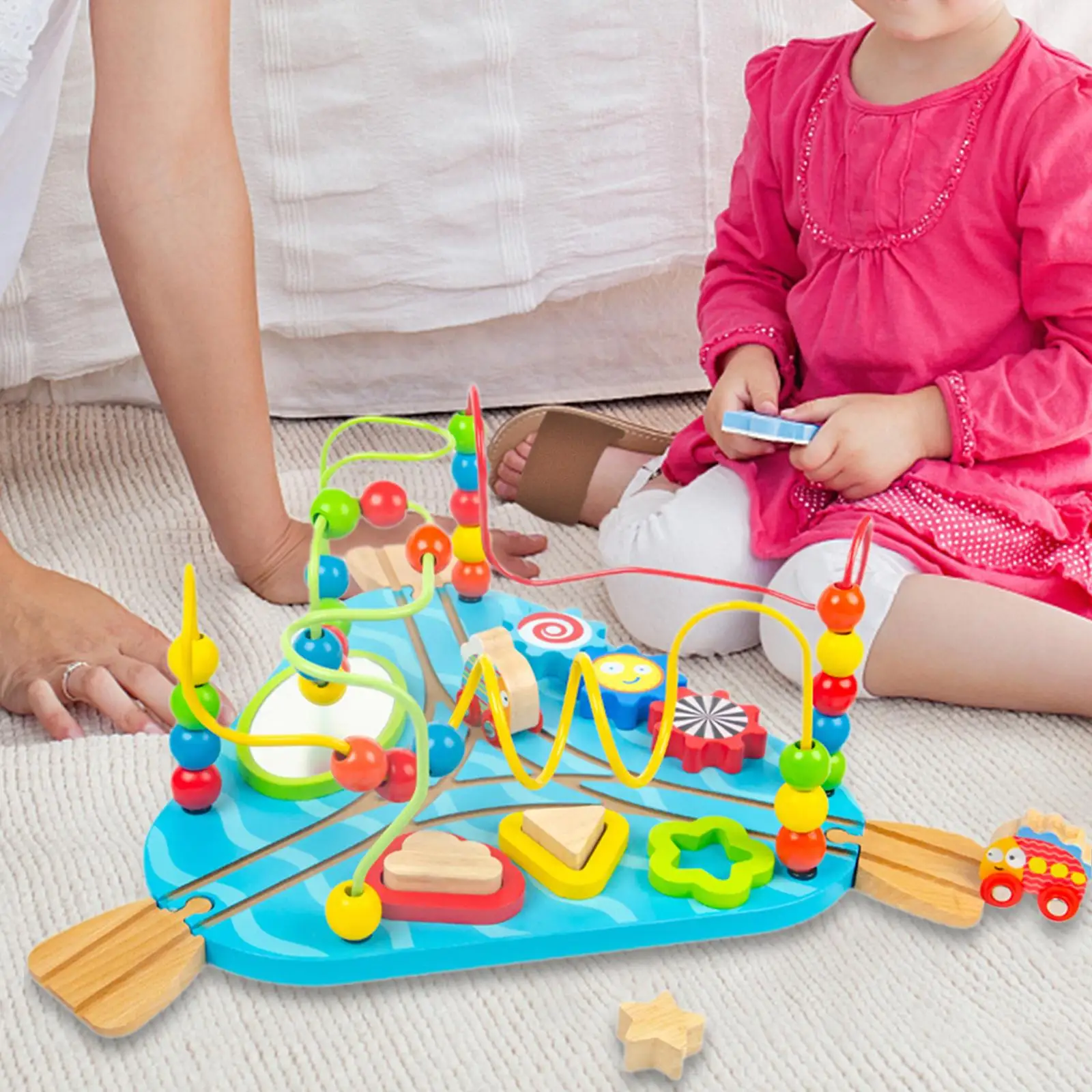 Wooden Bead Maze Toy Educational Preschool Toy Fine Motor Skills Wooden Toy for Kids Boys Girls Baby Children Holiday Gift
Wooden Bead Maze Toy Educational Preschool Toy Fine Motor Skills Wooden Toy for Kids Boys Girls Baby Children Holiday Gift