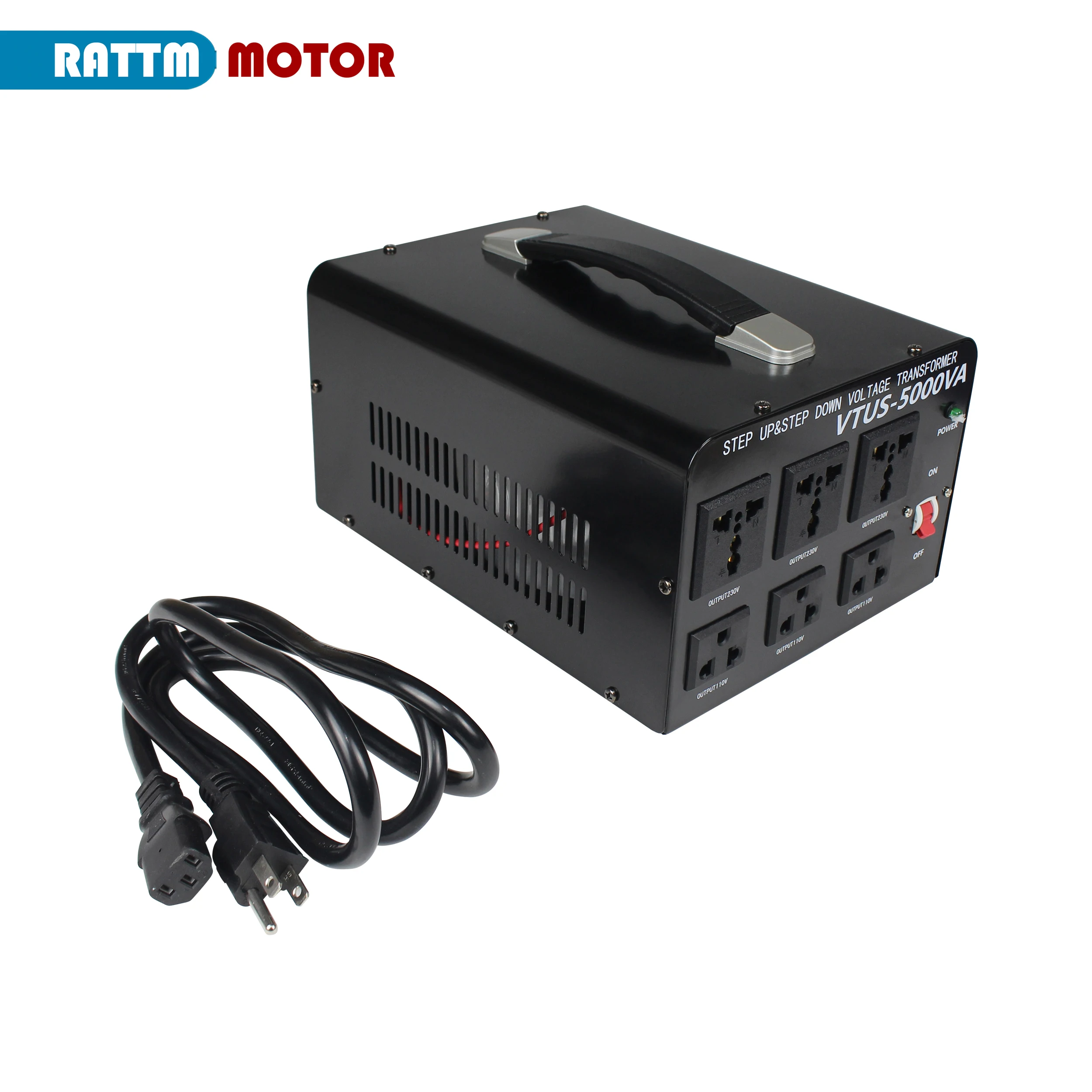 5000W Bidirectional Power Supply Voltage Transformer Changer 110V To 220V Or 220V to 110V With Circuit Breaker Protection
5000W Bidirectional Power Supply Voltage Transformer Changer 110V To 220V Or 220V to 110V With Circuit Breaker Protection