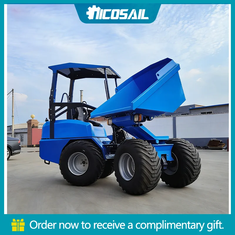 CE Approved Mini Dumper 1-2 Ton Small Crawler Tipper for Farm Garden
CE Approved Mini Dumper 1-2 Ton Small Crawler Tipper for Farm Garden