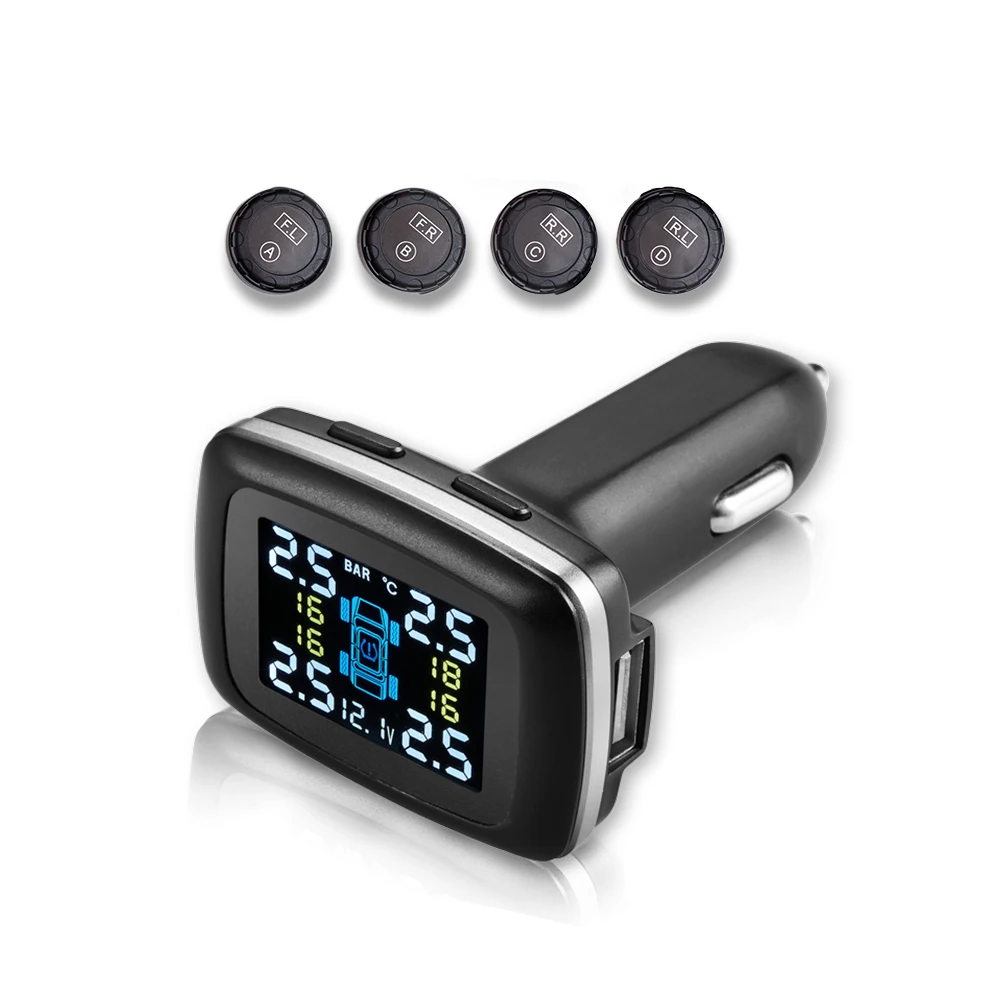Wireless Car Tire Pressure Monitor System External Universal TPMS
Wireless Car Tire Pressure Monitor System External Universal TPMS
