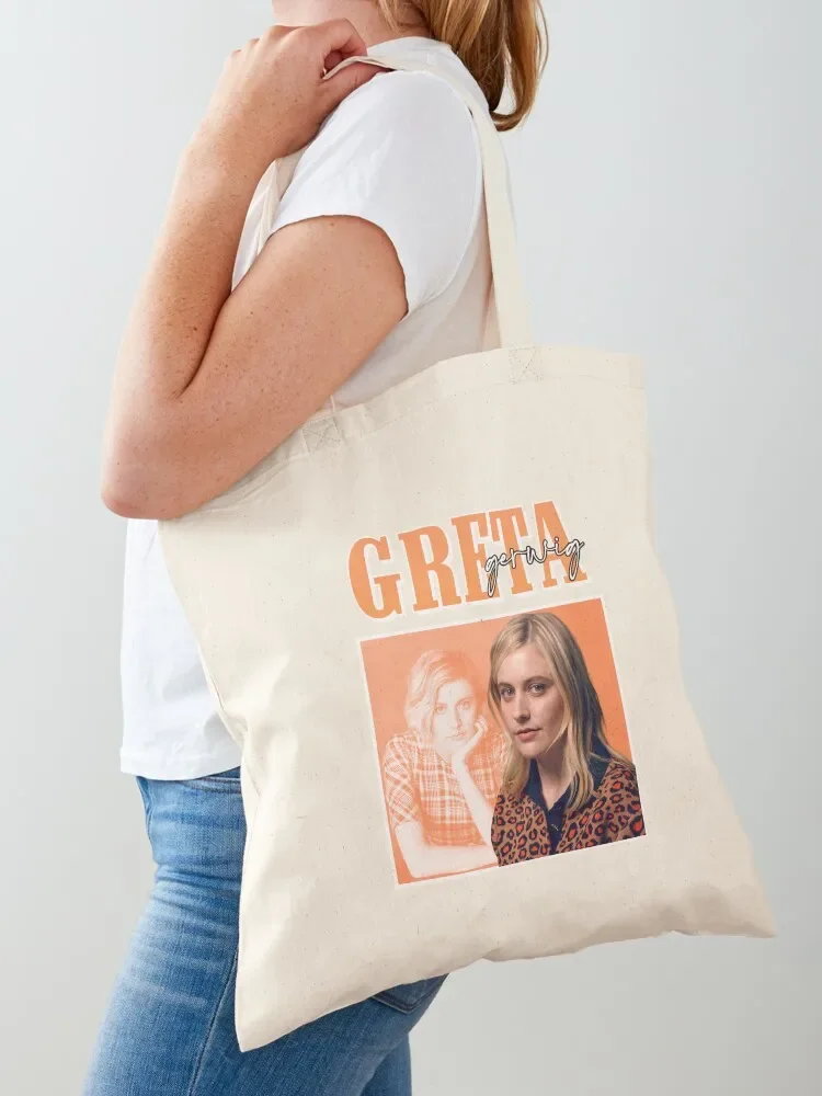 Greta Gerwig retro Tote Bag Handbags Shopper tote bag men's bags for women
Greta Gerwig retro Tote Bag Handbags Shopper tote bag men's bags for women