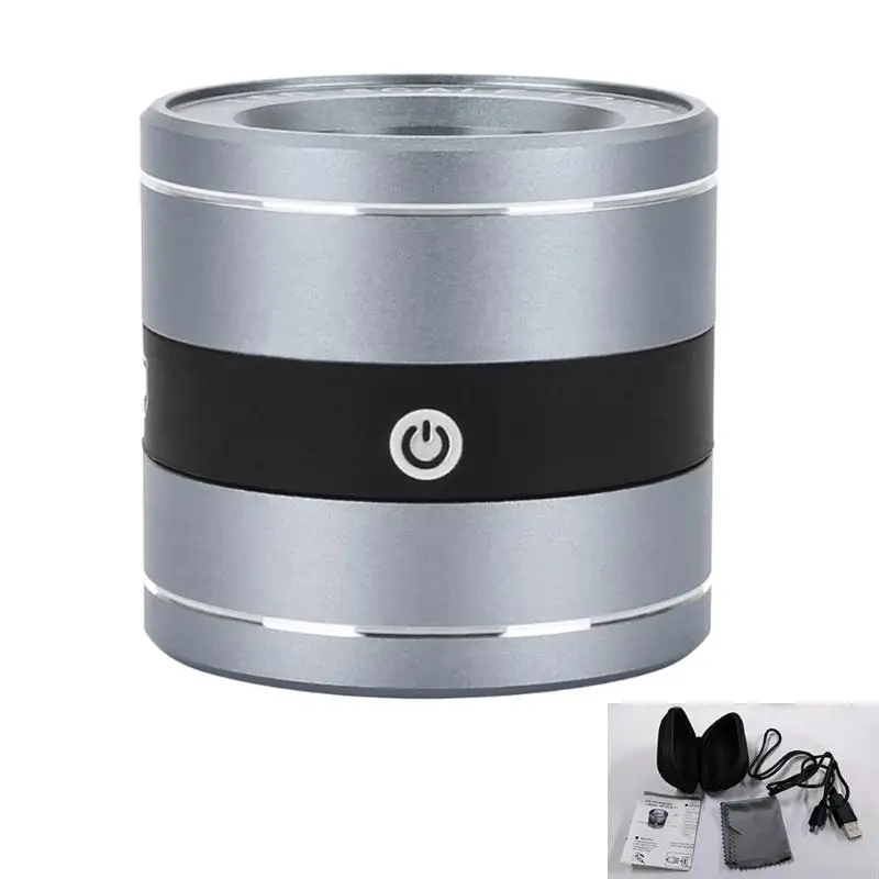 63HF Practical 10X Metal Cylinder Glass with Scale LED UV Lights Loupe Magnifier Handheld Jewelry Loup for Coins
63HF Practical 10X Metal Cylinder Glass with Scale LED UV Lights Loupe Magnifier Handheld Jewelry Loup for Coins