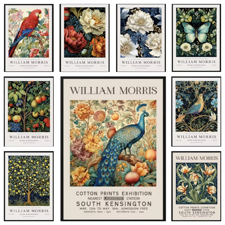 William Morris Museum Exhibition 5DDIY Diamond Painting Fox Bird Fruit Butterfly Peacock Flower Wall Decoration Home Decoration
William Morris Museum Exhibition 5DDIY Diamond Painting Fox Bird Fruit Butterfly Peacock Flower Wall Decoration Home Decoration
