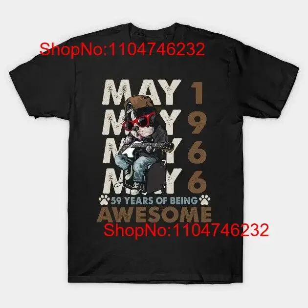 59th Birthday Cool Dog Guitar Legends May 1966 59 Years Old For Mens T Shirt vintage Washed Stylish Soft Top For Everyday Wear
59th Birthday Cool Dog Guitar Legends May 1966 59 Years Old For Mens T Shirt vintage Washed Stylish Soft Top For Everyday Wear