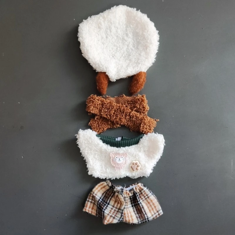 Для 17 см комплекта Labubu, высококачественный комплект одежды, несколько стилей, аксессуары для кукол, одежда Labubu
Для 17 см комплекта Labubu, высококачественный комплект одежды, несколько стилей, аксессуары для кукол, одежда Labubu