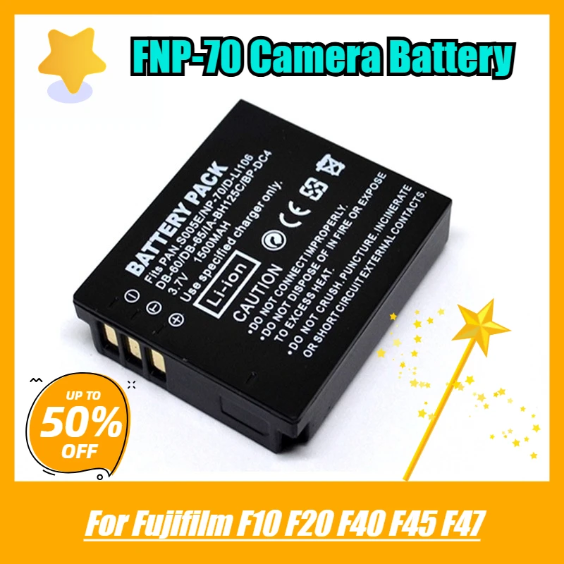 3.7V 1500mAh FNP-70 Camera Battery,for Fujifilm F10 F20 F40 F45 F47
3.7V 1500mAh FNP-70 Camera Battery,for Fujifilm F10 F20 F40 F45 F47
