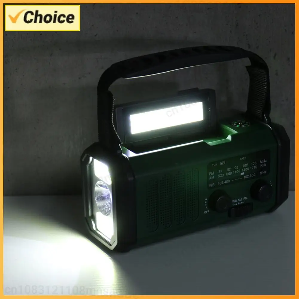 LED Emergency Radio AM/FM/WB 10000mAh Emergency Power Bank Flashlight Reading Lamp Solar Radio Charger Type-C Charging SOS Alarm
LED Emergency Radio AM/FM/WB 10000mAh Emergency Power Bank Flashlight Reading Lamp Solar Radio Charger Type-C Charging SOS Alarm