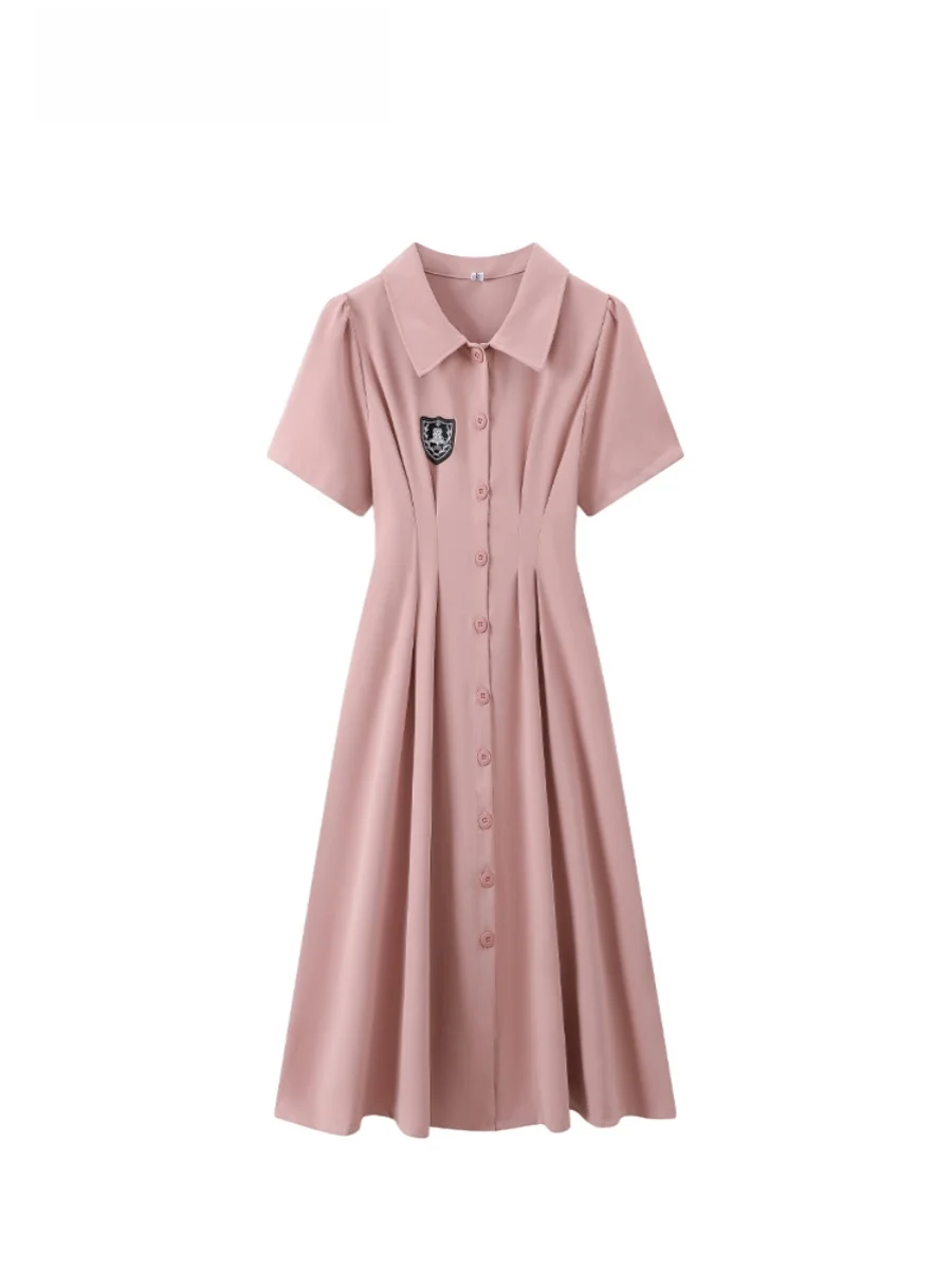 plus Size Shirt Dress Women Summer Slimming Waist Design Long Dress Cotton Casual A-Line Skirt Short Sleeve Button up Dress
plus Size Shirt Dress Women Summer Slimming Waist Design Long Dress Cotton Casual A-Line Skirt Short Sleeve Button up Dress