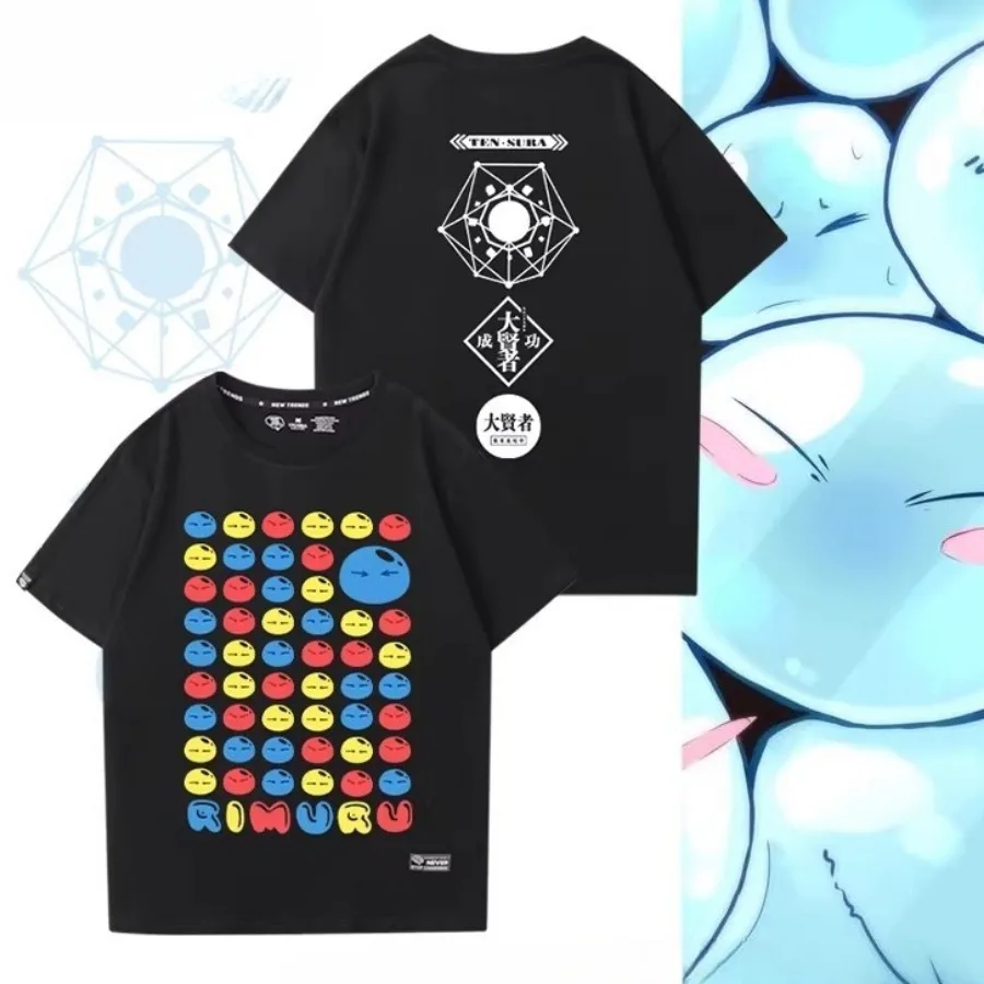 Аниме That Time I Got Reincarnated As A Slime Rimuru Tempest Футболка с коротким рукавом для женщин и мужчин Эстетическая графическая футболка Хлопковые футболки
Аниме That Time I Got Reincarnated As A Slime Rimuru Tempest Футболка с коротким рукавом для женщин и мужчин Эстетическая графическая футболка Хлопковые футболки