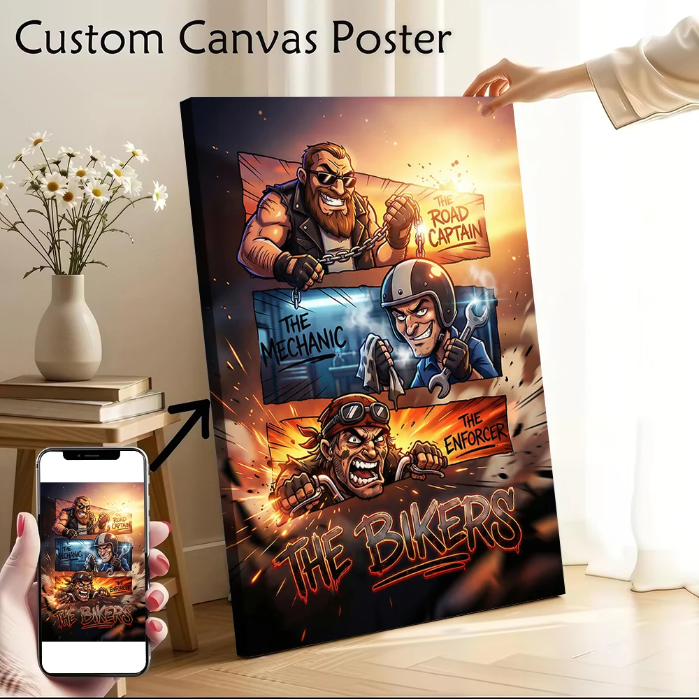 The Bikers: Road Captain Mechanic Enforcer Canvas Poster Pictures Wall Art Canvas Painting for Fans Decorative Picture Bedroom
The Bikers: Road Captain Mechanic Enforcer Canvas Poster Pictures Wall Art Canvas Painting for Fans Decorative Picture Bedroom