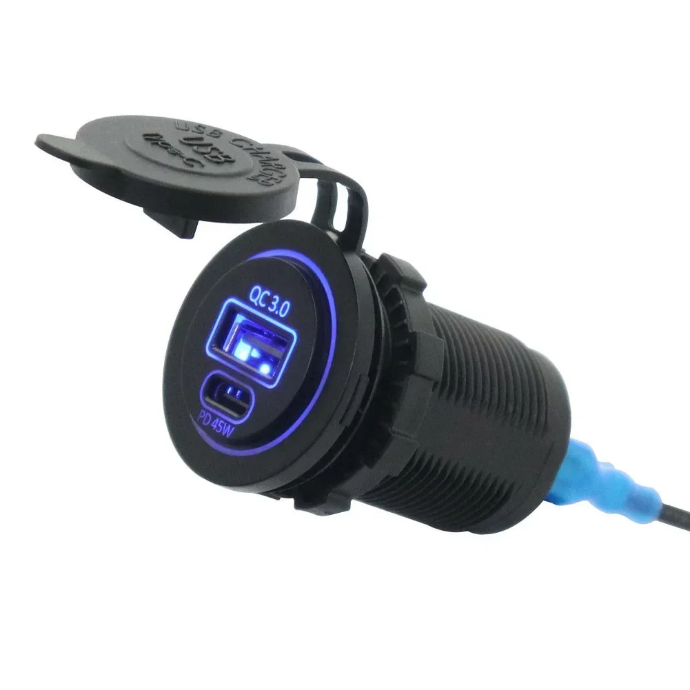 Type C Interface Charge USB Charger Saloon Cars 5 Modes Interface Two-in-one Model Type C PD Interface 12-24V Motorcycles 
Type C Interface Charge USB Charger Saloon Cars 5 Modes Interface Two-in-one Model Type C PD Interface 12-24V Motorcycles