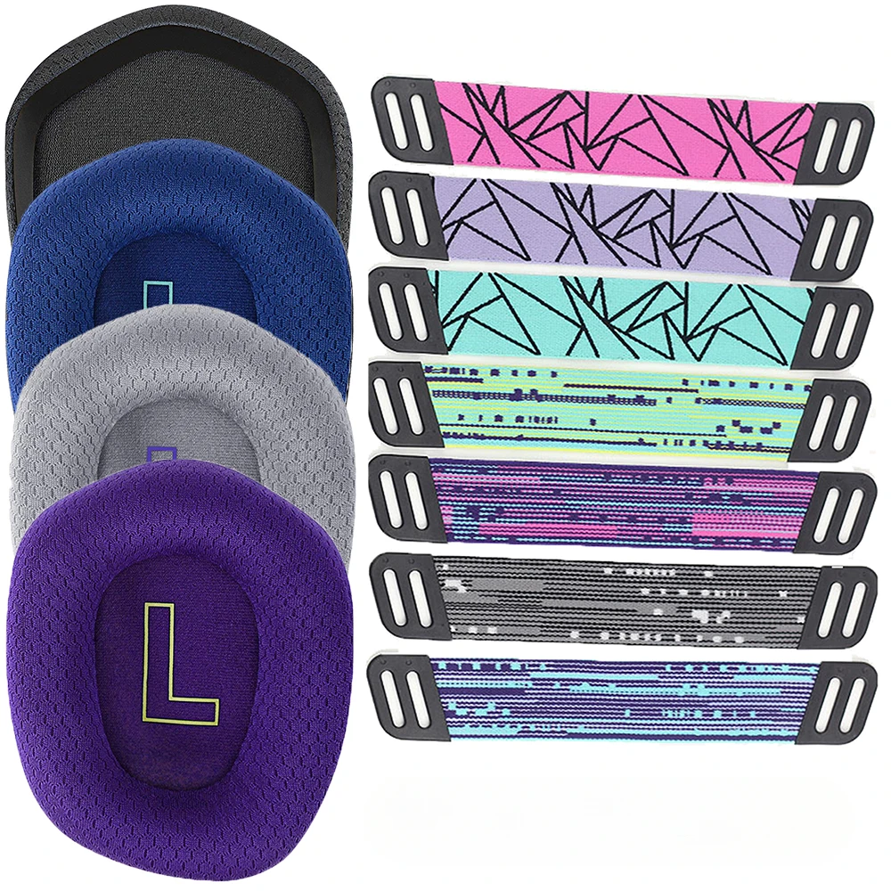 1Pair Replacement Mesh Fabric Earpads Ear Pads Cushion Headband Repair Parts For Logitech G733 G-733 G 733 Headphones Headsets
1Pair Replacement Mesh Fabric Earpads Ear Pads Cushion Headband Repair Parts For Logitech G733 G-733 G 733 Headphones Headsets