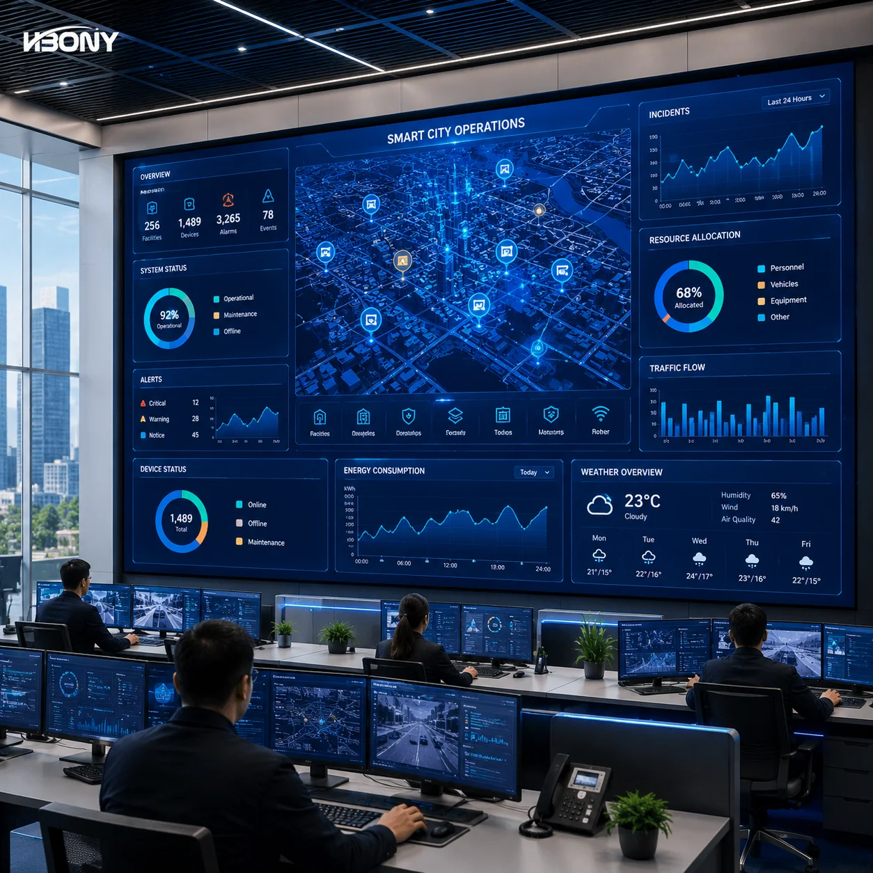 High Resolution P1.2 Indoor Fixed LED Display Screen for Command Control Center Advertising Digital Signage Video Wall HD Use
High Resolution P1.2 Indoor Fixed LED Display Screen for Command Control Center Advertising Digital Signage Video Wall HD Use