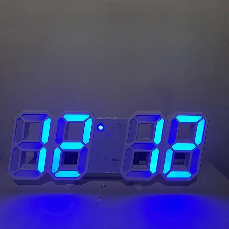 Electronic Alarm Clock Students Use 3D Display Time Memory Temperature Date Display Korean Home Bedroom Desk Decoration
Electronic Alarm Clock Students Use 3D Display Time Memory Temperature Date Display Korean Home Bedroom Desk Decoration