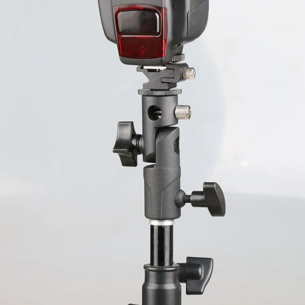 Adjustable Bracket Photography Accessory for Flashlight Holder with Horizontal Vertical Positioning