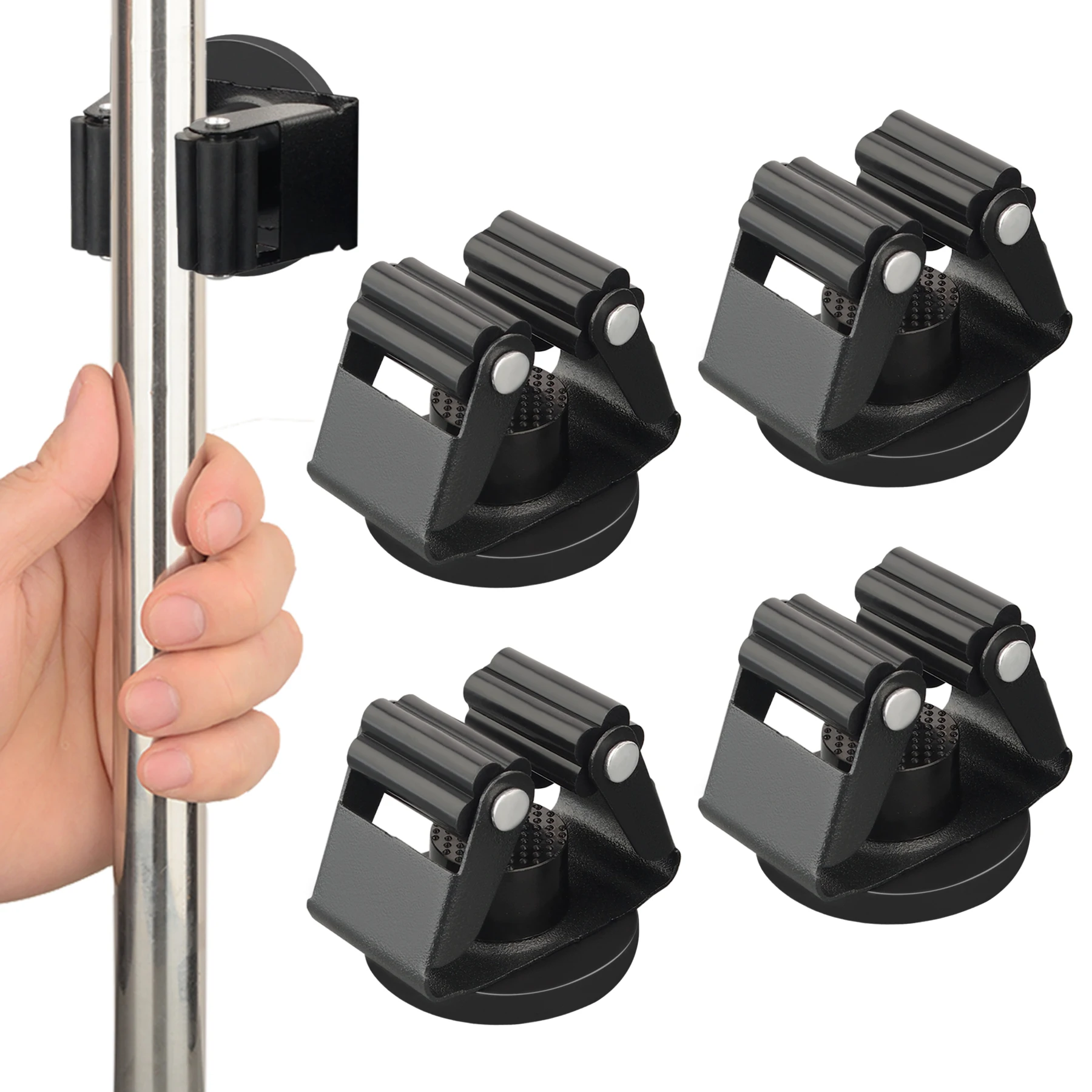 Magnetic Broom And Mop Holder Wall Mount Cleaning Tool Organizer for Home
Magnetic Broom And Mop Holder Wall Mount Cleaning Tool Organizer for Home