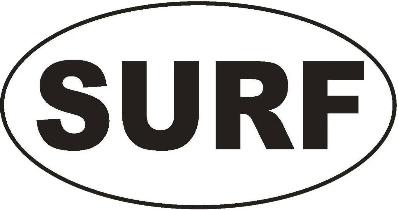 SURF BUMPER Stickers Car Windows Laptop Toolbox Surfboard- Decal Decor for Auto Motocross Racing
SURF BUMPER Stickers Car Windows Laptop Toolbox Surfboard- Decal Decor for Auto Motocross Racing