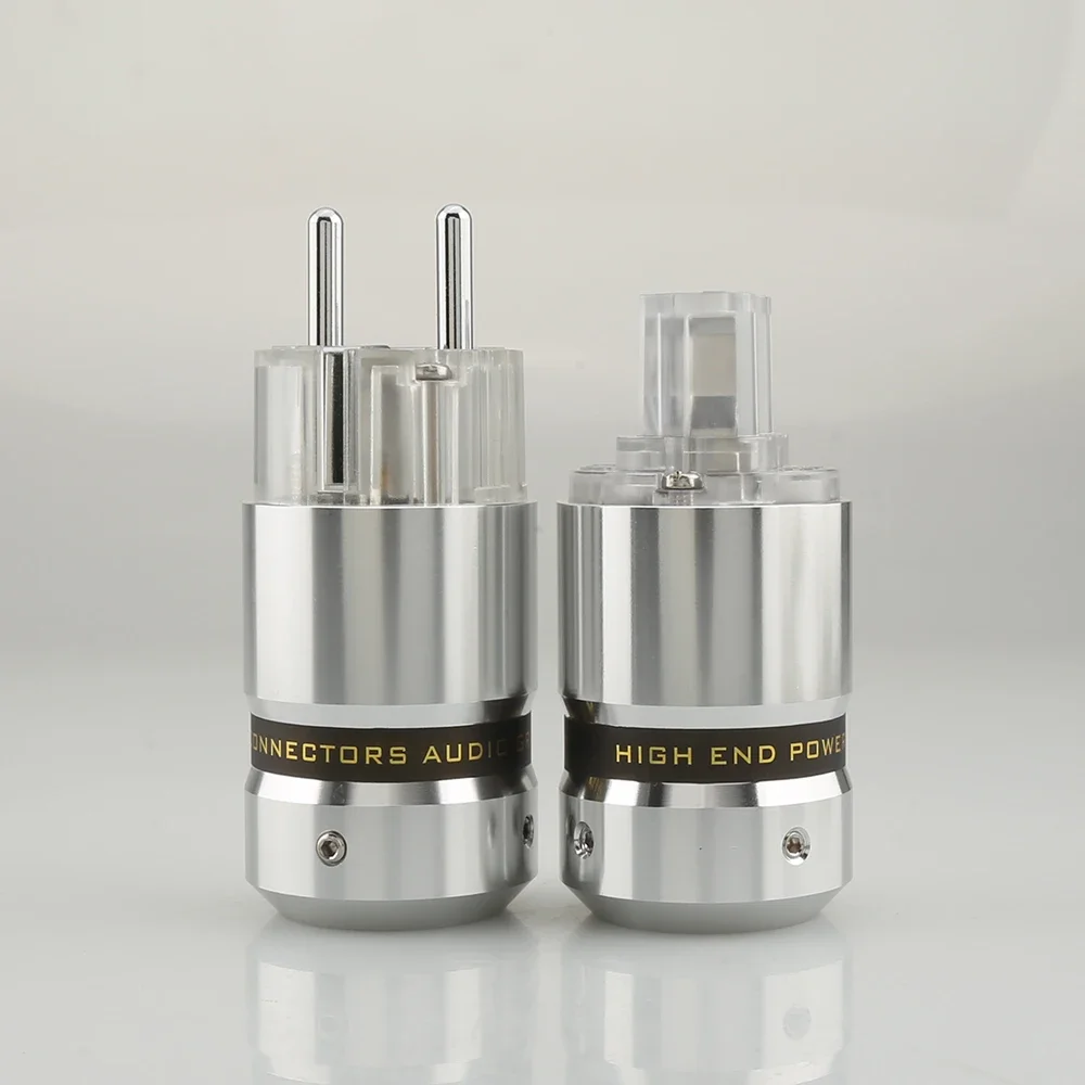 Hi-End Rhodium Plated Schuko EU Power Cable Plug IEC Connector Female male Plug for Hifi power Plug extension
Hi-End Rhodium Plated Schuko EU Power Cable Plug IEC Connector Female male Plug for Hifi power Plug extension