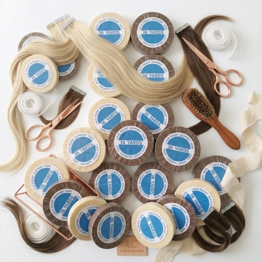 Mega Hair Adhesive Tape Ultra Hold Double Sided Waterproof Wig Tape for Lace Hair Prothesis 1cm Wide 36 Yards
Mega Hair Adhesive Tape Ultra Hold Double Sided Waterproof Wig Tape for Lace Hair Prothesis 1cm Wide 36 Yards