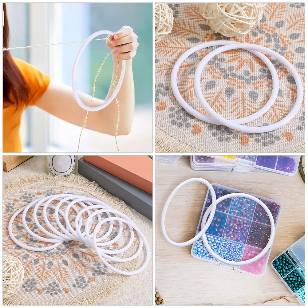 50pcs Plastic Hoops for Crafts DIY Floral Rings Dream Catcher Accessories Decor Wreath Macrame Wall Hanging Ring Set Sturdy
50pcs Plastic Hoops for Crafts DIY Floral Rings Dream Catcher Accessories Decor Wreath Macrame Wall Hanging Ring Set Sturdy