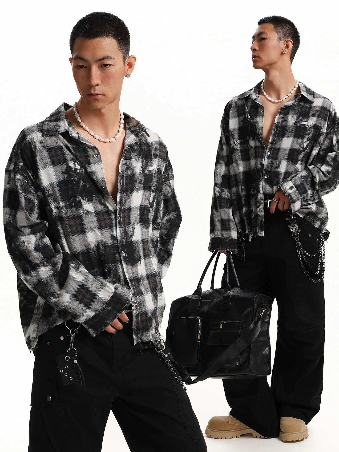 BETEBULE Lazy Style Dirty Dye Design Plaid Shirt Men's Spring 2026 Casual Versatile Shirt Loose Fit Long Sleeve Printed Youth...
BETEBULE Lazy Style Dirty Dye Design Plaid Shirt Men's Spring 2026 Casual Versatile Shirt Loose Fit Long Sleeve Printed Youth...