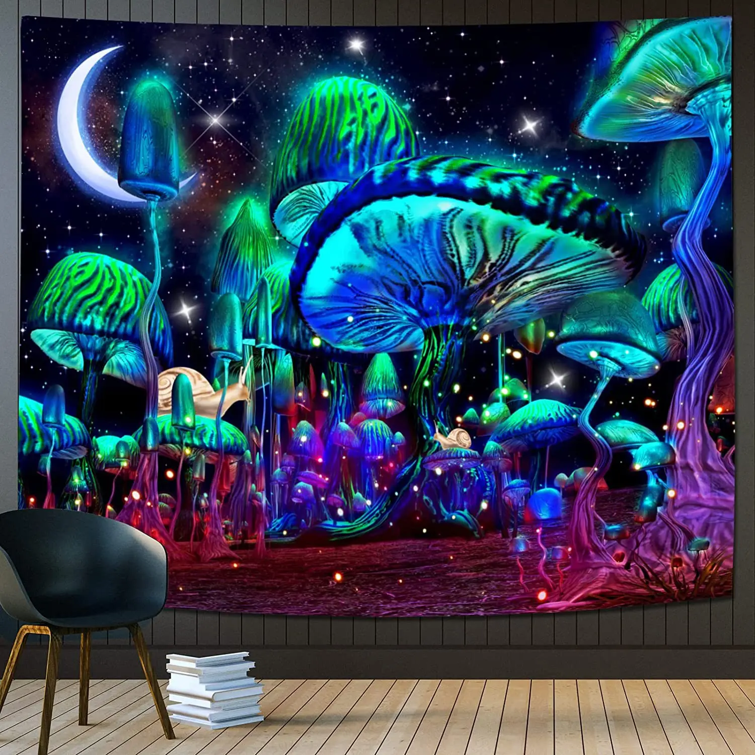 Mushroom Psychedelic Tapestry Wall Hanging Macrame Cloth Living Room Bedroom Boho Decor Aesthetic Wall Art Luminous Poster
Mushroom Psychedelic Tapestry Wall Hanging Macrame Cloth Living Room Bedroom Boho Decor Aesthetic Wall Art Luminous Poster
