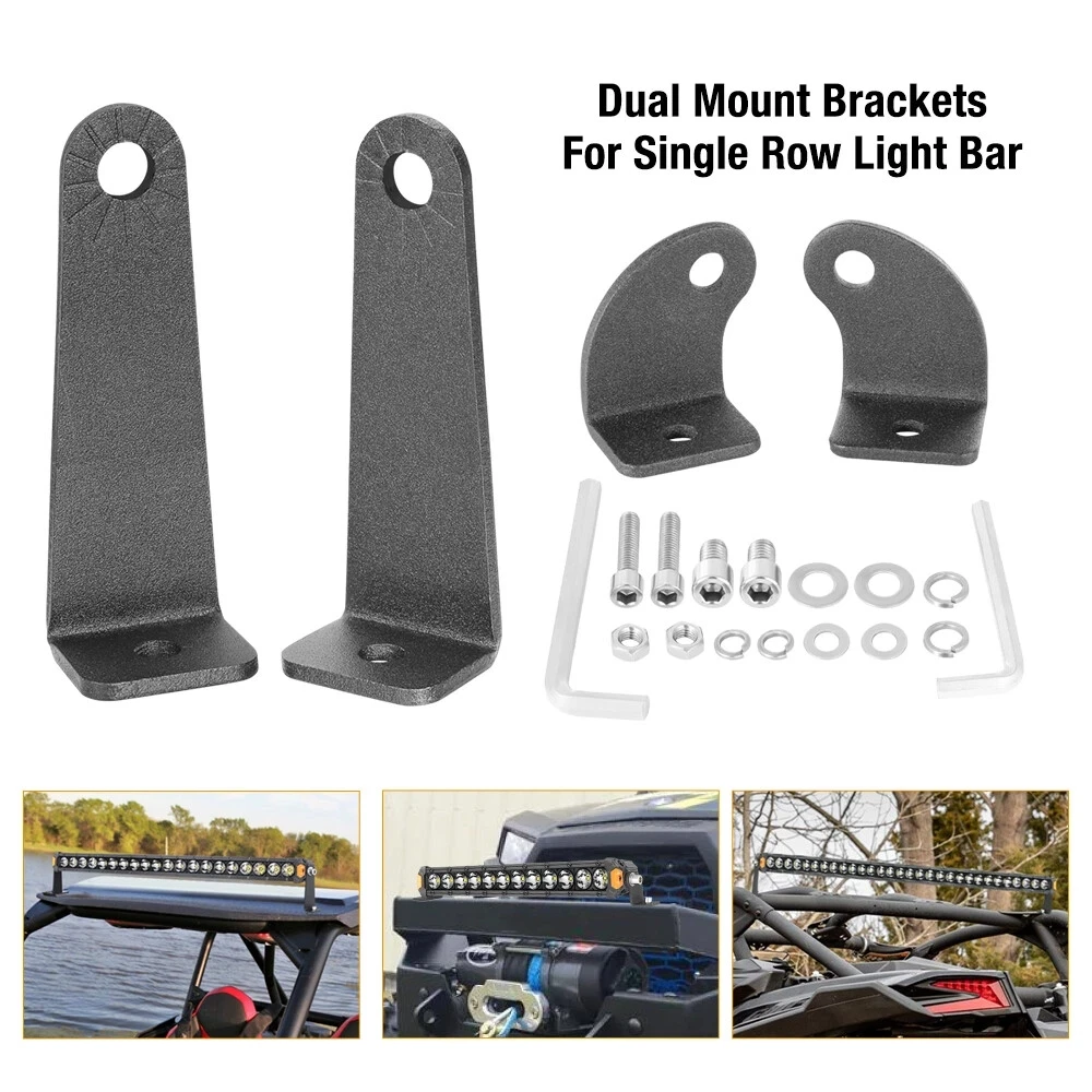4PCS Universal Side Mounted Brackets Kit for Single Row LED Light Bar for Jeep Ford Toyota Ram GMC Truck ATV UTV Can am X3 Max
4PCS Universal Side Mounted Brackets Kit for Single Row LED Light Bar for Jeep Ford Toyota Ram GMC Truck ATV UTV Can am X3 Max