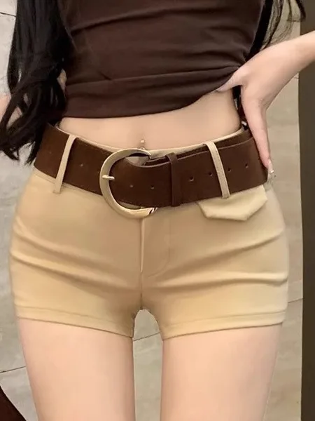 Khaki Casual Short Pants Women Summer 2026 New High Waist Slimming Sexy Girl Versatile Slim A-Line Wraparound Hot Pants
Khaki Casual Short Pants Women Summer 2026 New High Waist Slimming Sexy Girl Versatile Slim A-Line Wraparound Hot Pants
