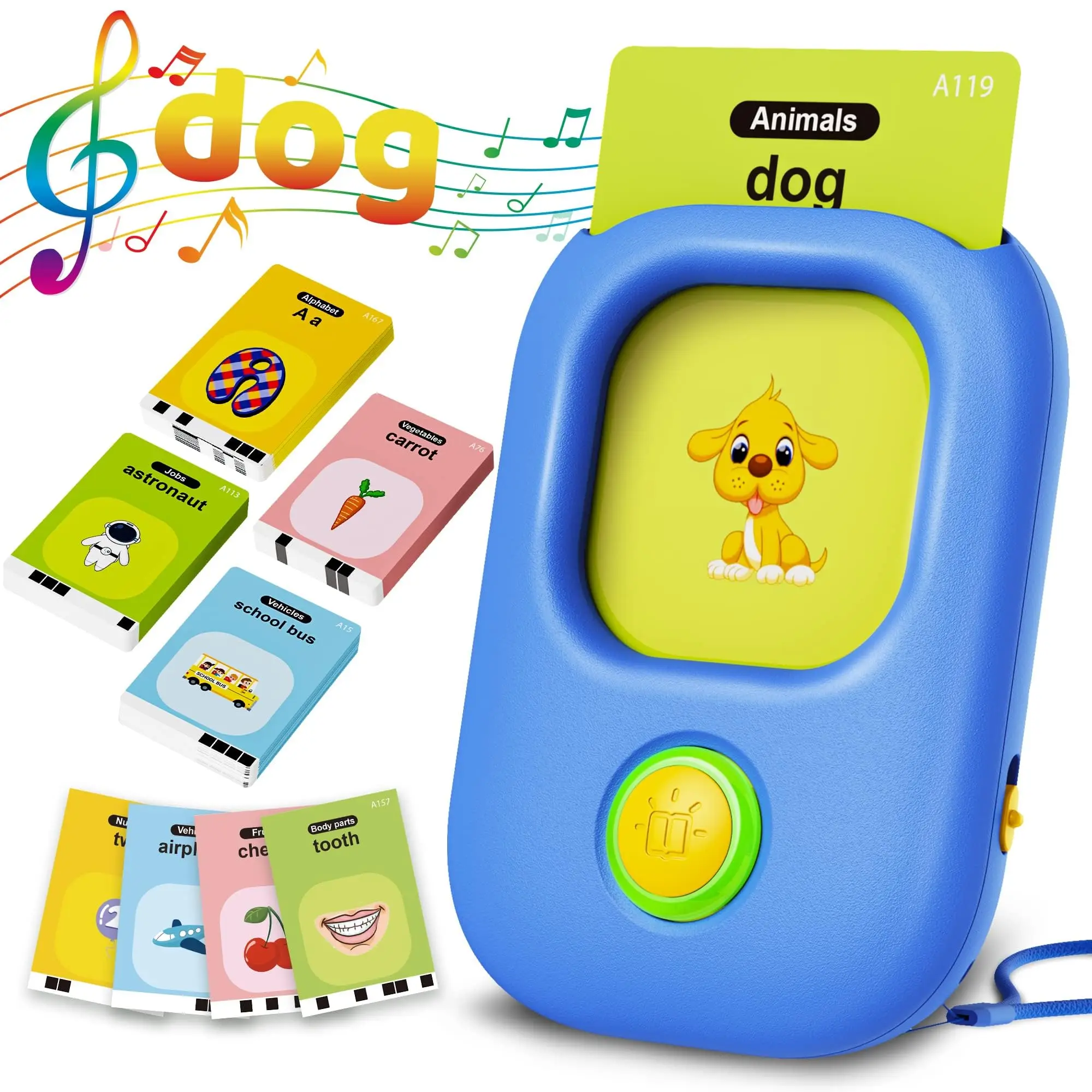 A Early Education Flash Card Learning Toys Talking Flashcards for Kids Preschool English Electronic Audio Book Machine Gift
A Early Education Flash Card Learning Toys Talking Flashcards for Kids Preschool English Electronic Audio Book Machine Gift