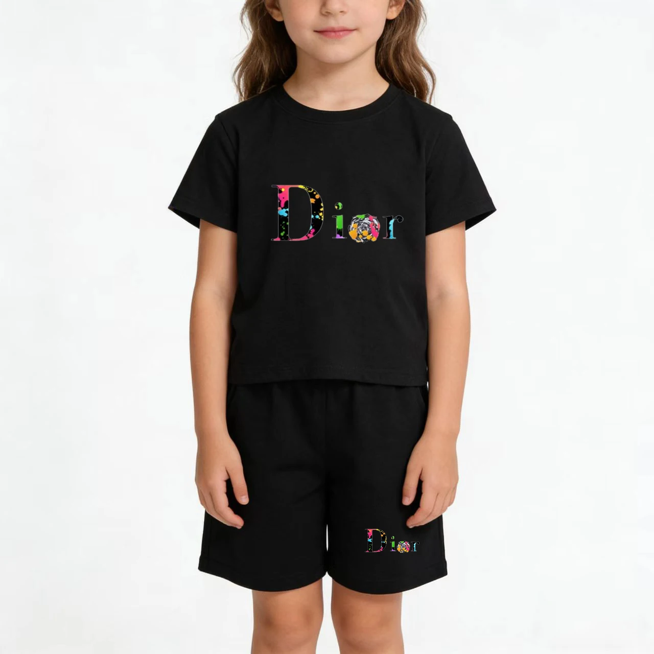Kids T-shirt Short-Sleeved+Shorts Summer Coat Clothes Fashion Letters Print Boy Girl Toddler 3-12Years Sports Casual Jogging Set
Kids T-shirt Short-Sleeved+Shorts Summer Coat Clothes Fashion Letters Print Boy Girl Toddler 3-12Years Sports Casual Jogging Set