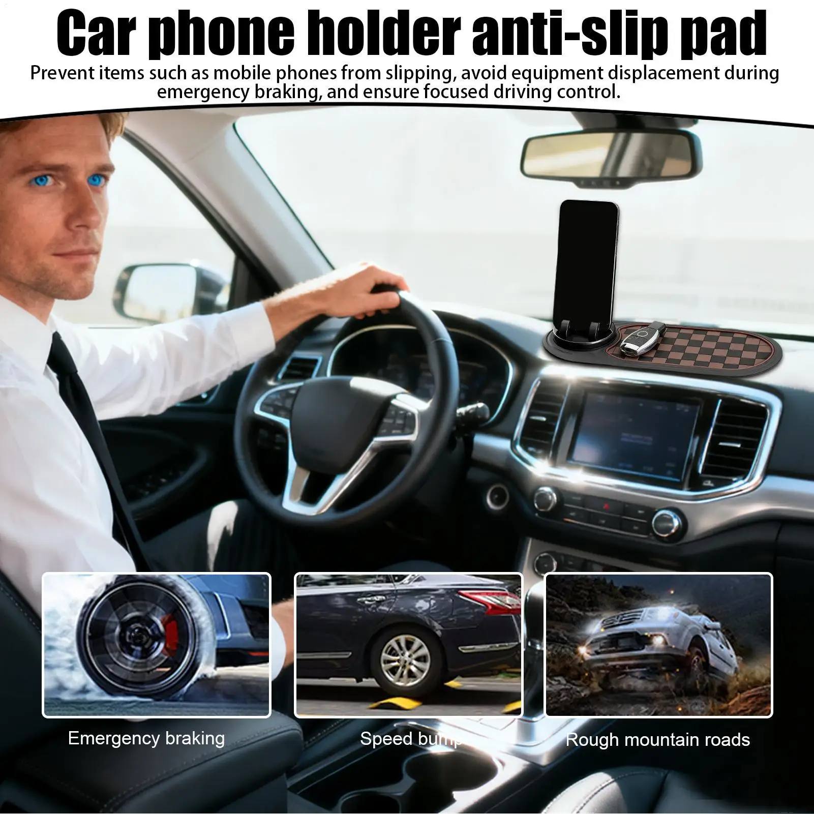 Anti Slip Mat For Car Organizer Tray Mat Phone Mount With Parking Number For Car Dashboard Interior Vehicle Truck Navigation
Anti Slip Mat For Car Organizer Tray Mat Phone Mount With Parking Number For Car Dashboard Interior Vehicle Truck Navigation