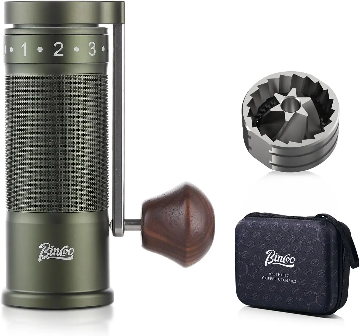 Manual Coffee Grinder with Foldable Handle, 9 Adjustable Settings, Portable for Home Travel Camping - Green
Manual Coffee Grinder with Foldable Handle, 9 Adjustable Settings, Portable for Home Travel Camping - Green