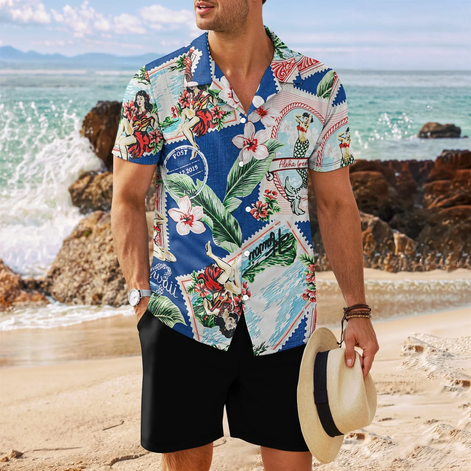 A sexy and handsome 2024 new loose and versatile fashion trend casual versatile Hawaiian Cuban collar shirt MB34 extremely simpl
A sexy and handsome 2024 new loose and versatile fashion trend casual versatile Hawaiian Cuban collar shirt MB34 extremely simpl