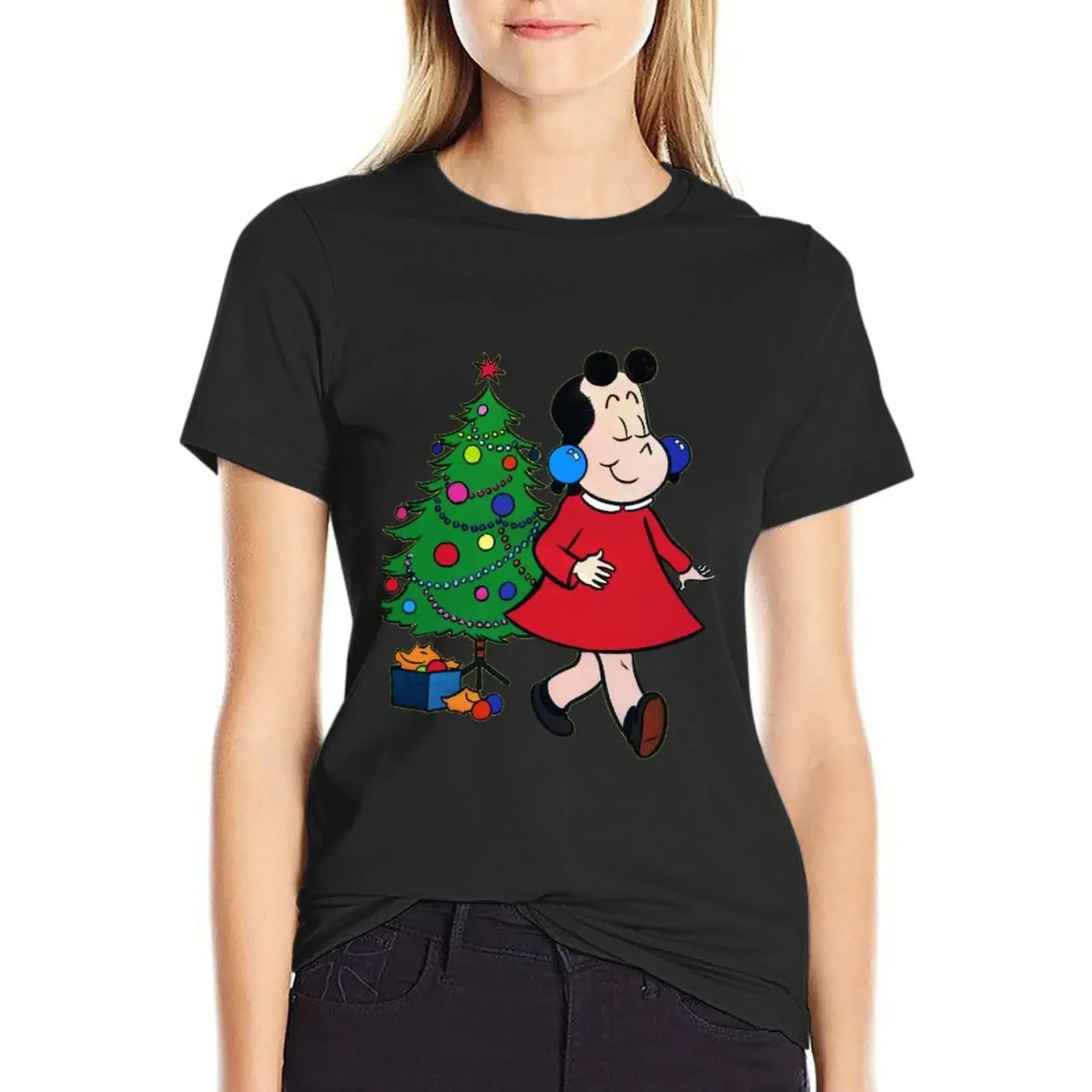 the little lulu christmas tree T-Shirt animal print korean fashion plus size tops Woman clothes
the little lulu christmas tree T-Shirt animal print korean fashion plus size tops Woman clothes