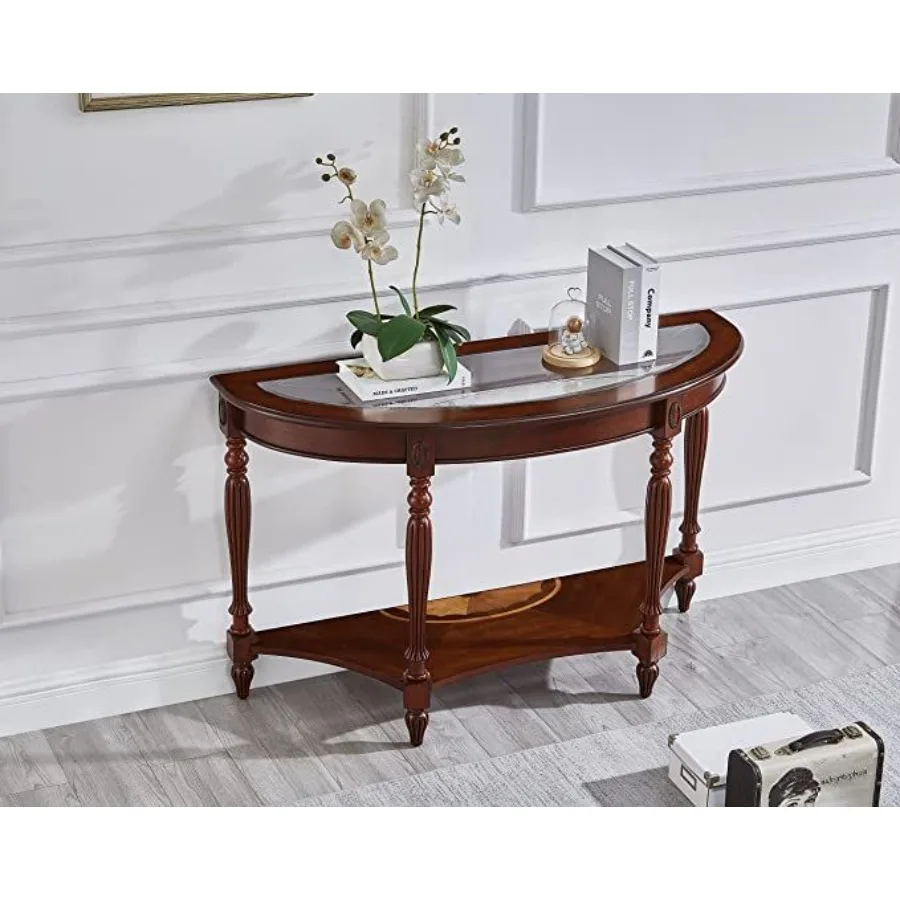 expusm Half Moon Glass End Table; Living Room End Tables; Small Entryway Table with Storage Shelf; Oka Wood Console Table; Cher
expusm Half Moon Glass End Table; Living Room End Tables; Small Entryway Table with Storage Shelf; Oka Wood Console Table; Cher