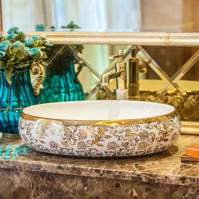 Oval Shape Ceramic Artistic Lavabo Bathroom Sink Wash Basin Art Counter Top ceramic basin sink lavabo sinks vintage wash basin
Oval Shape Ceramic Artistic Lavabo Bathroom Sink Wash Basin Art Counter Top ceramic basin sink lavabo sinks vintage wash basin