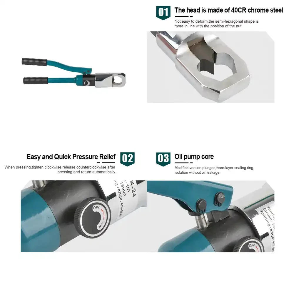 JK-27 Hydraulic Screw Cutting Tool Nut Cutter
JK-27 Hydraulic Screw Cutting Tool Nut Cutter