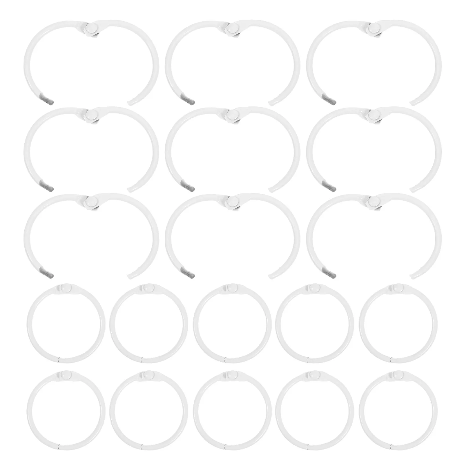 60Pcs Flash Card Binder Rings Metal Loose Leaf Rings Scrapbook Notebook Album Book Organization Scrapbook Binding Ring
60Pcs Flash Card Binder Rings Metal Loose Leaf Rings Scrapbook Notebook Album Book Organization Scrapbook Binding Ring
