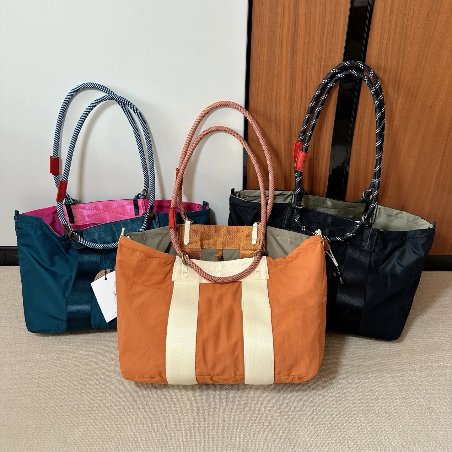 Nya Japanese Style Large Capacity Double-Sided Multi-Functional Tote Bag for Outdoor Travel Casual Commuting Unisex
Nya Japanese Style Large Capacity Double-Sided Multi-Functional Tote Bag for Outdoor Travel Casual Commuting Unisex