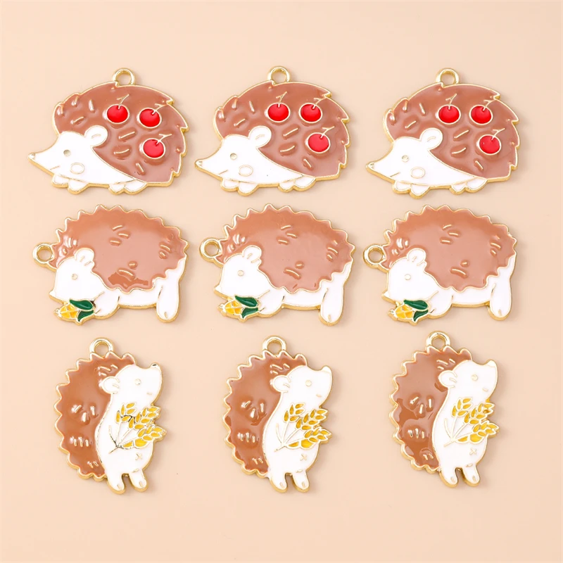 20pcs Cartoon Animal Charms Enamel Hedgehog Charms Pendants for Jewelry Making Necklaces Earrings Bracelets DIY Crafts Supplies
20pcs Cartoon Animal Charms Enamel Hedgehog Charms Pendants for Jewelry Making Necklaces Earrings Bracelets DIY Crafts Supplies
