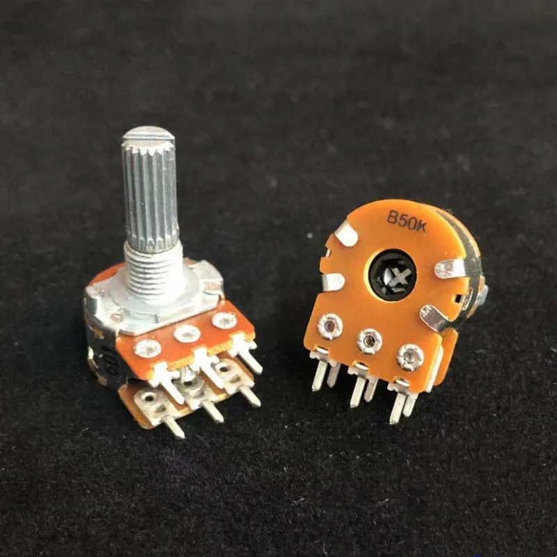 Fever level speaker volume adjustment 148/16 type Duplex b50k Potentiometer Dual Channel B503
Fever level speaker volume adjustment 148/16 type Duplex b50k Potentiometer Dual Channel B503
