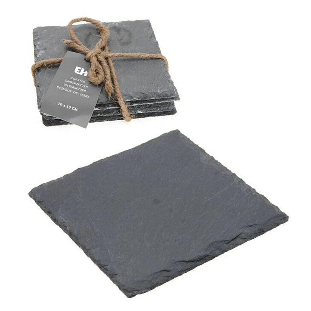 4Pcs Black Drink Coasters Natural 10x10cm Household Hot Pads Heat Protection Table Mats for Restaurant Cafe
4Pcs Black Drink Coasters Natural 10x10cm Household Hot Pads Heat Protection Table Mats for Restaurant Cafe